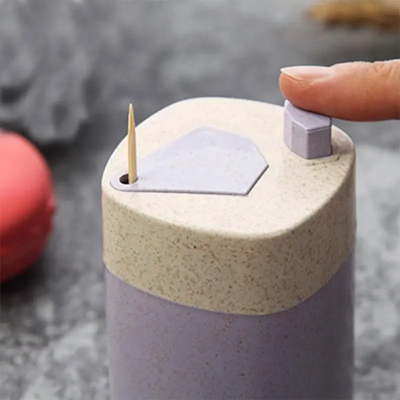 Automatic Toothpick Dispenser Holder Wheat Straw Toothpick Container Bottle Box Kitchen Organizer
Automatic Toothpick Dispenser Holder Wheat Straw Toothpick Container Bottle Box Kitchen Organizer