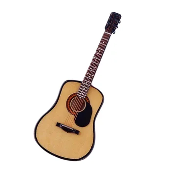 1/6 Scale Dollhouse Acoustic Guitar Miniature Doll House Wooden Handmade Acoustic Musical Instruments Decoration 
1/6 Scale Dollhouse Acoustic Guitar Miniature Doll House Wooden Handmade Acoustic Musical Instruments Decoration