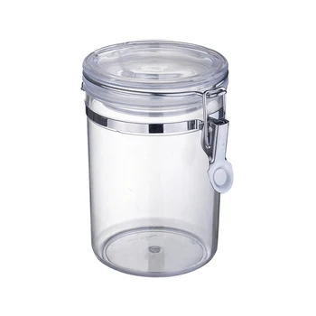 1pc Plastic Canister 750ml Clear Damp-proof Durable Storage Can for Sugar Tea Coffee Cookie
1pc Plastic Canister 750ml Clear Damp-proof Durable Storage Can for Sugar Tea Coffee Cookie