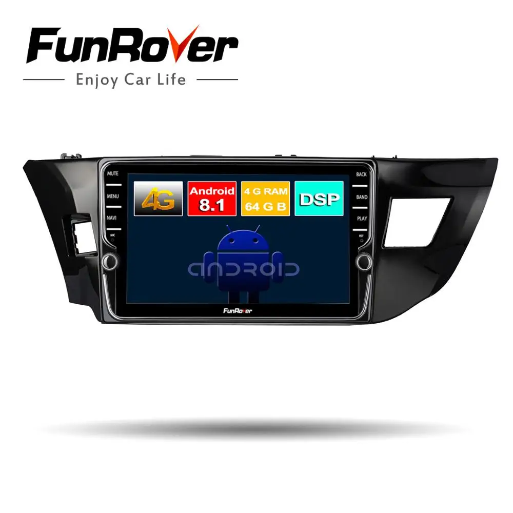 Funrover 8 core Android 8.1 car dvd multimedia player for toyota corolla 2013 2014 2015 2016 radio gps navigation stereo DSP 64G
Funrover 8 core Android 8.1 car dvd multimedia player for toyota corolla 2013 2014 2015 2016 radio gps navigation stereo DSP 64G