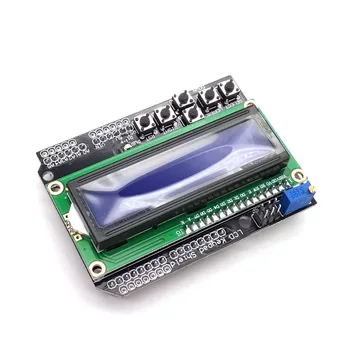 LCD Keypad Shield LCD1602 LCD 1602 Module Display For Arduino ATMEGA328 ATMEGA2560 raspberry pi UNO blue screen
LCD Keypad Shield LCD1602 LCD 1602 Module Display For Arduino ATMEGA328 ATMEGA2560 raspberry pi UNO blue screen
