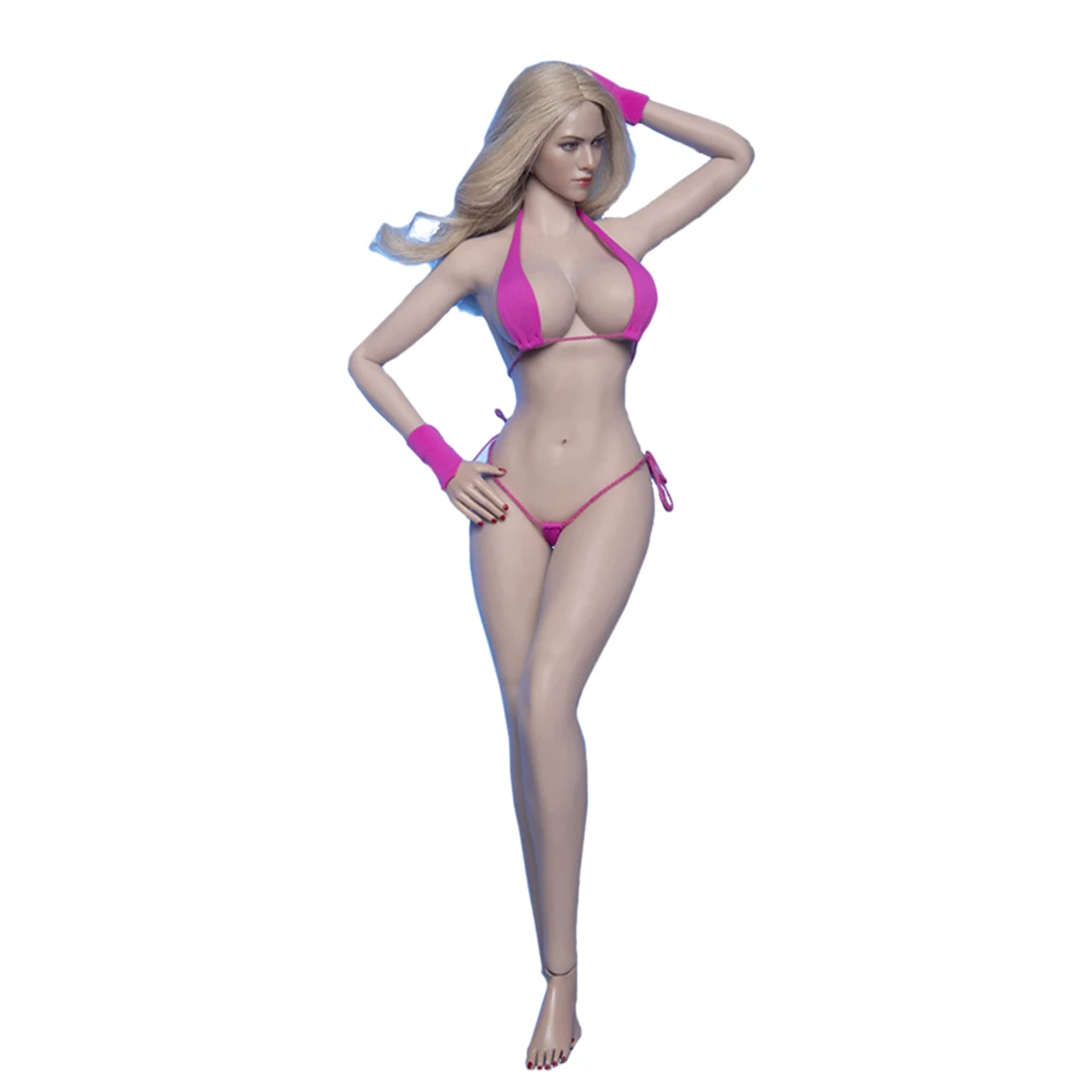 New Sexy 1/6 12-inch Flexible Female Seamless Body Action Figure Model with Metal Skeleton (witout Head Sculpt) - Pink Skin
New Sexy 1/6 12-inch Flexible Female Seamless Body Action Figure Model with Metal Skeleton (witout Head Sculpt) - Pink Skin