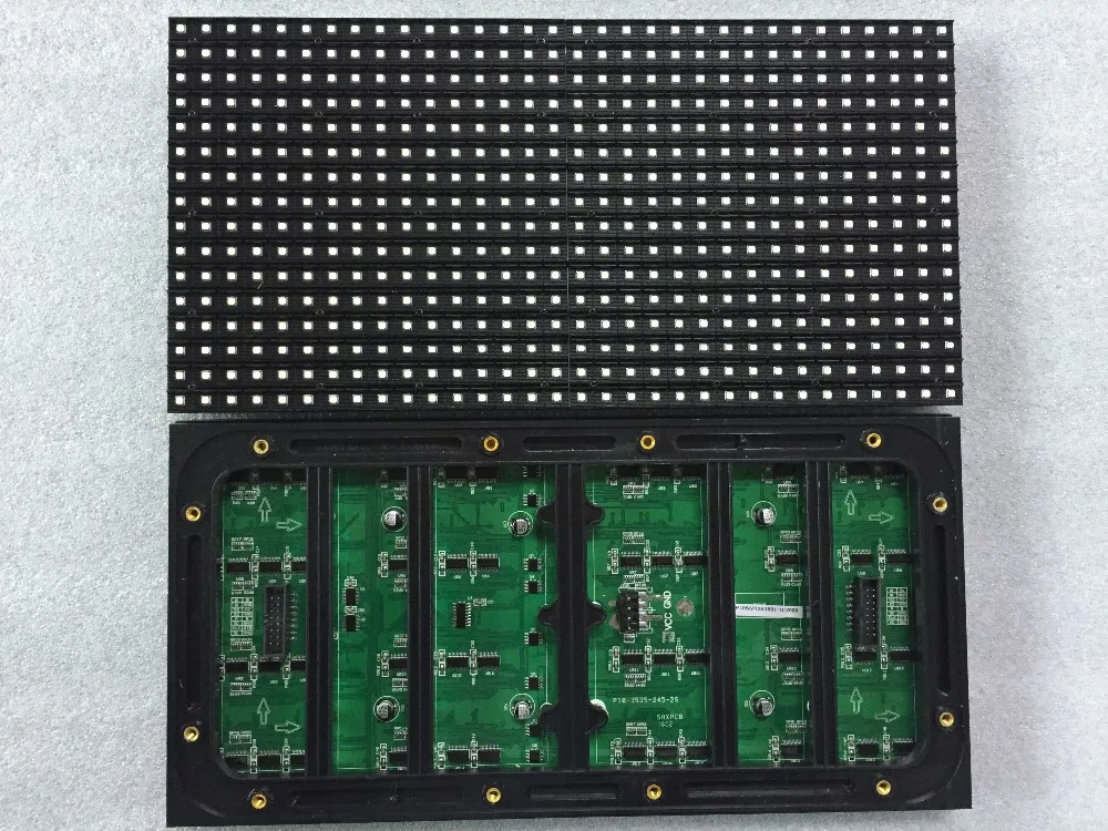 Diy electronic 320*160mm SMD3535 P10 RGB LED advertising led screen module board 32x16 pixels hub75 led display
Diy electronic 320*160mm SMD3535 P10 RGB LED advertising led screen module board 32x16 pixels hub75 led display