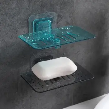 1pc Wall-mounted Soap Rack Suction up Soap Holder Storage Stand Soap Box Kitchen Bathroom Accessories Organizer Soap Rack
1pc Wall-mounted Soap Rack Suction up Soap Holder Storage Stand Soap Box Kitchen Bathroom Accessories Organizer Soap Rack
