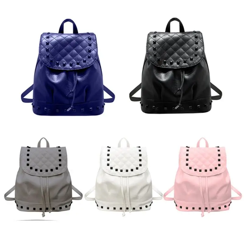 Fashion Women Washed PU Leather Backpack Winter Female Mini Rivet Backpack Teenage Girls Travel Mochila Escolar Women Backpacks
Fashion Women Washed PU Leather Backpack Winter Female Mini Rivet Backpack Teenage Girls Travel Mochila Escolar Women Backpacks
