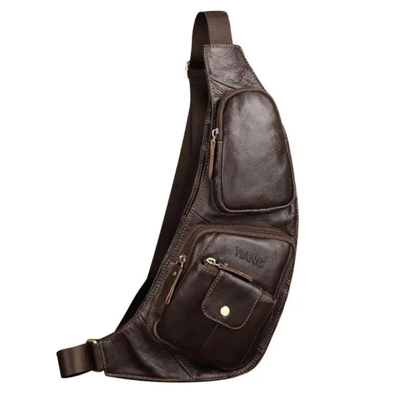 Men Genuine Leather Sling Chest Bag Solid Color Messenger Chest Belt Packs Casual Shoulder Waist Bags 2019 New
Men Genuine Leather Sling Chest Bag Solid Color Messenger Chest Belt Packs Casual Shoulder Waist Bags 2019 New
