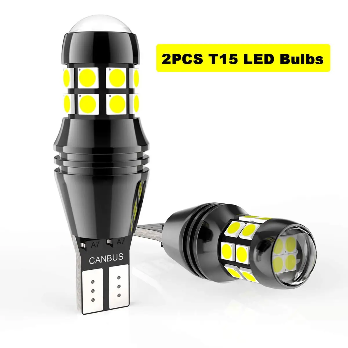 2PCS T15 20W Super Bright 730LM 3030 SMD LED Canbus No OBC Error Car Backup Reserve Lights Bulb Tail Lamp For Auto Signal Lamp
2PCS T15 20W Super Bright 730LM 3030 SMD LED Canbus No OBC Error Car Backup Reserve Lights Bulb Tail Lamp For Auto Signal Lamp