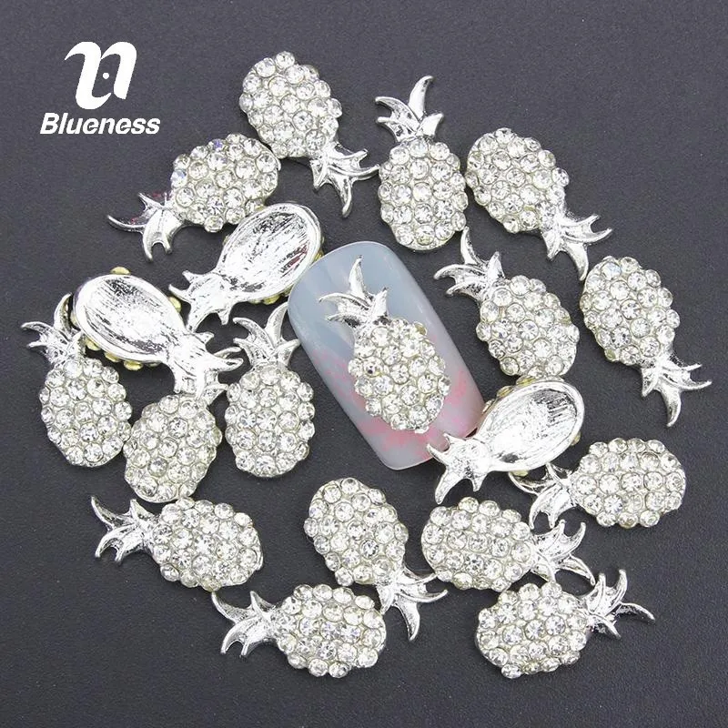 Blueness Pineapple Designs 3D Nail Art Decorations DIY Fruit Glitter Silver Alloy Nail Jewelry 10Pcs Clear Nails Rhinestones
Blueness Pineapple Designs 3D Nail Art Decorations DIY Fruit Glitter Silver Alloy Nail Jewelry 10Pcs Clear Nails Rhinestones