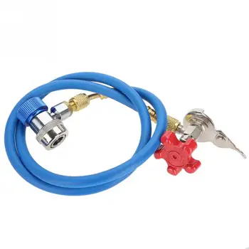 R134a Refrigerant Recharge Hose Gas Can Fitting Pipe Can Tap for R502 R-12 R-22 Refrigerant Bottle Opener High Quality
R134a Refrigerant Recharge Hose Gas Can Fitting Pipe Can Tap for R502 R-12 R-22 Refrigerant Bottle Opener High Quality
