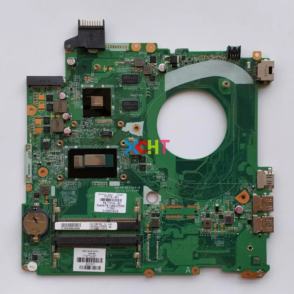 774772-001 774772-501 774772-601 w 830M/2G i3-4030U for HP Pavilion 15-P Series 15-p046TX 15-p048TX NoteBook Laptop Motherboard
774772-001 774772-501 774772-601 w 830M/2G i3-4030U for HP Pavilion 15-P Series 15-p046TX 15-p048TX NoteBook Laptop Motherboard