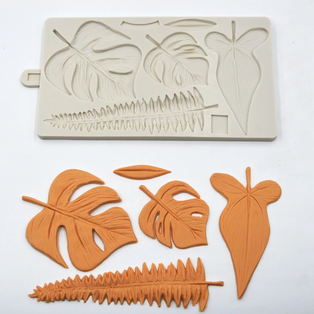 2019 New DIY Tropical Leaves Cake Mold Fondant Molds Chocolate Silicone Mold Baking Pastry 3D Mold Decoration DIY Hot Sale
2019 New DIY Tropical Leaves Cake Mold Fondant Molds Chocolate Silicone Mold Baking Pastry 3D Mold Decoration DIY Hot Sale