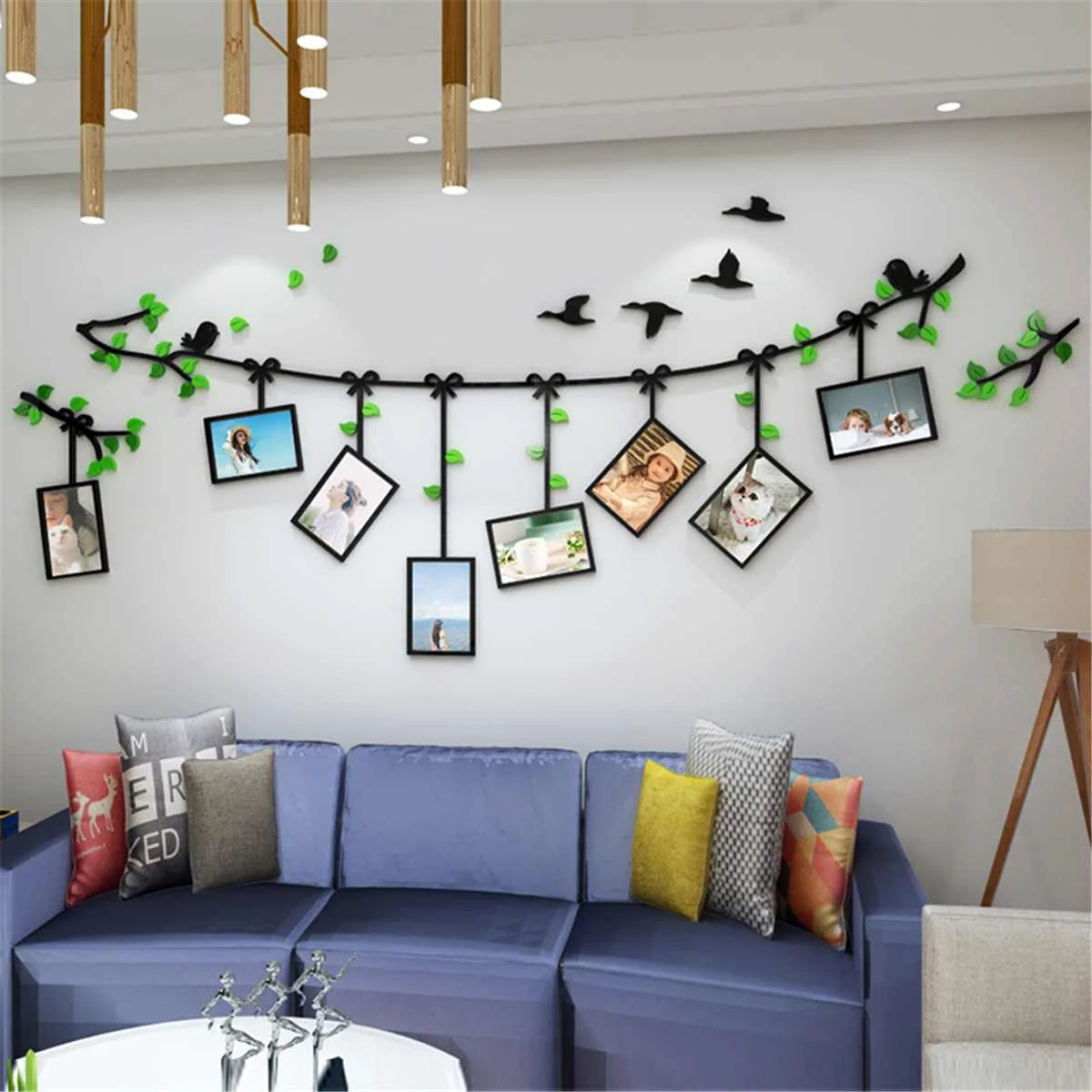 3D Wall Stickers DIY Poster Decals Acrylic Photo Frame Family Set Picture Wall Collage Hanging Decor Leaf Home Decoration
3D Wall Stickers DIY Poster Decals Acrylic Photo Frame Family Set Picture Wall Collage Hanging Decor Leaf Home Decoration