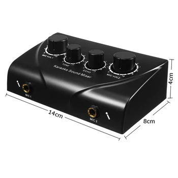 LEORY Mini Digital Karaoke Machine Mixer Karaoke Sound Mixer Professional Audio System Dual Mic Input Portable For Family KTV
LEORY Mini Digital Karaoke Machine Mixer Karaoke Sound Mixer Professional Audio System Dual Mic Input Portable For Family KTV