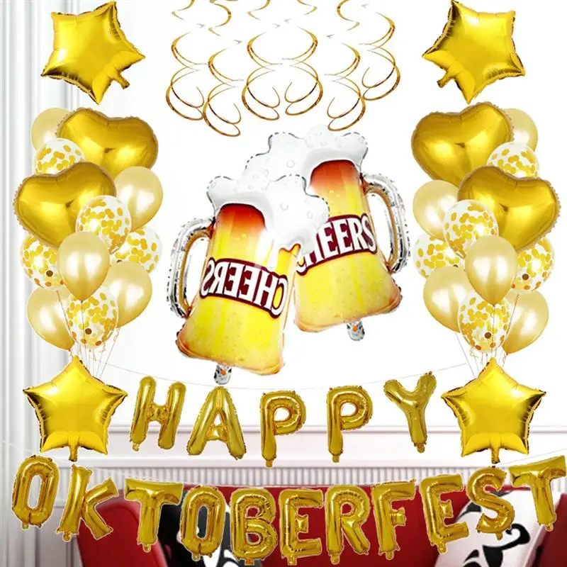 Golden Foil Balloons Decorative Letters Beer Cups Pattern Mylar Five-Pointed Star Heart Helium Balloons Party Supplies
Golden Foil Balloons Decorative Letters Beer Cups Pattern Mylar Five-Pointed Star Heart Helium Balloons Party Supplies