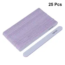 25pcs Doppio Glassato Lima per Unghie Lucido Bar Manicure Strumento per la Donna Della Ragazza Della Signora (Lime-Sabbia File Etero)(China)