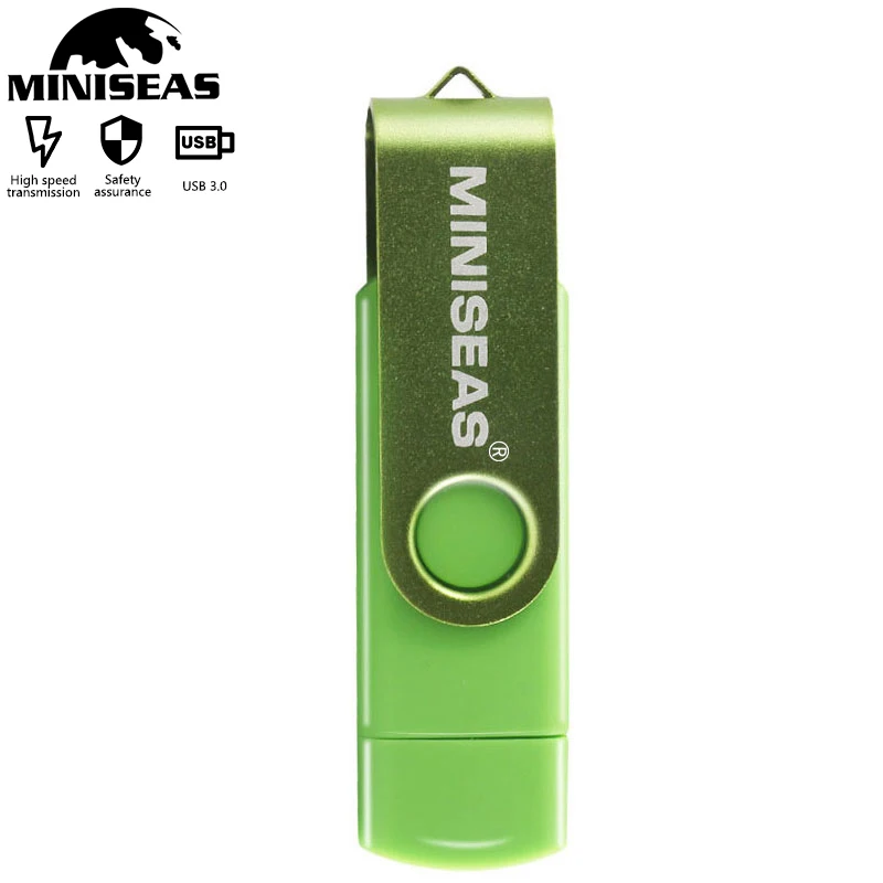 Miniseas USB 3.0 Flash Drive OTG For Android Phone High Speed Memory Stick Pen Drive 64GB 32GB 16GB 8GB USB Flash Drive Metal
Miniseas USB 3.0 Flash Drive OTG For Android Phone High Speed Memory Stick Pen Drive 64GB 32GB 16GB 8GB USB Flash Drive Metal