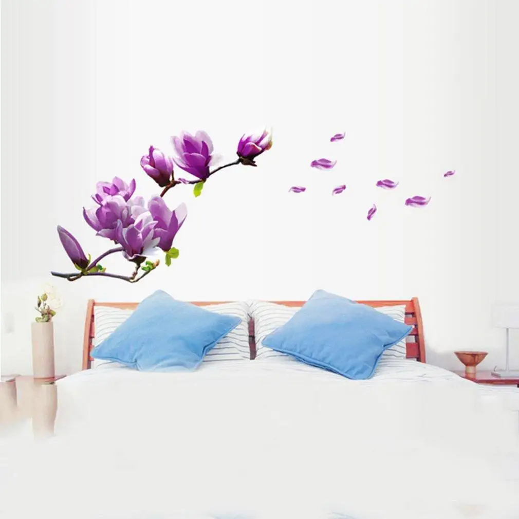 70X50CM Purple Magnolia Pattern Wall Stickers Backdrop TV Orchid Pattern For Living Room Hall Kitchen Bedroom Wall Decrotion
70X50CM Purple Magnolia Pattern Wall Stickers Backdrop TV Orchid Pattern For Living Room Hall Kitchen Bedroom Wall Decrotion