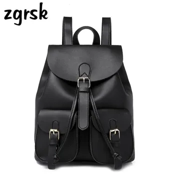 Women Drawstring Leather Backpack Female Solid School Bag Brown Backpacks Brand Shoulder Bags For Teenage Rucksack Plecak
Women Drawstring Leather Backpack Female Solid School Bag Brown Backpacks Brand Shoulder Bags For Teenage Rucksack Plecak