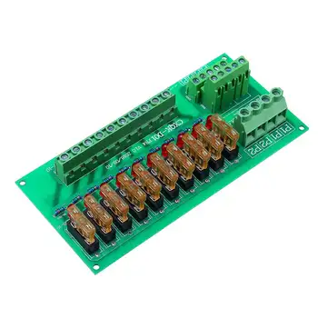 AC/DC 5 To 32V DIN Rail Mount 10 Position Power Distribution Fuse Holder Module Board
AC/DC 5 To 32V DIN Rail Mount 10 Position Power Distribution Fuse Holder Module Board