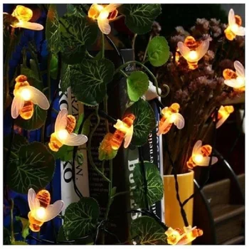 New 20/30pcs LED Honey Bee Fairy String Lights for Christamas Festerval Outdoor Garden Wedding Party Decoration
New 20/30pcs LED Honey Bee Fairy String Lights for Christamas Festerval Outdoor Garden Wedding Party Decoration