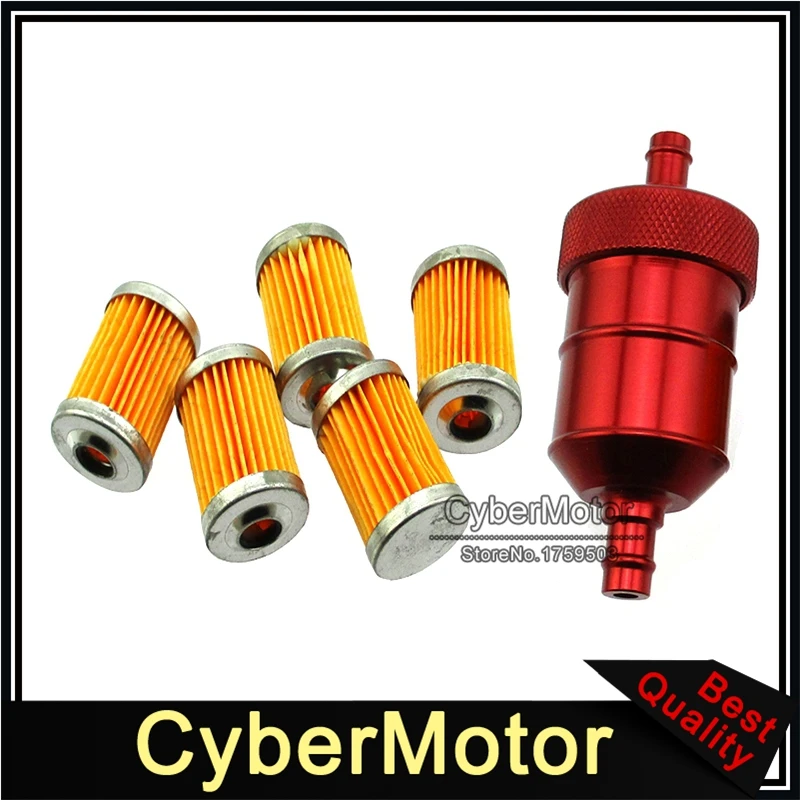 Топливный фильтр с запасным элементом для мотоцикла Honda Yamaha CRF50 KLX110 TTR125|fuel filter|bike