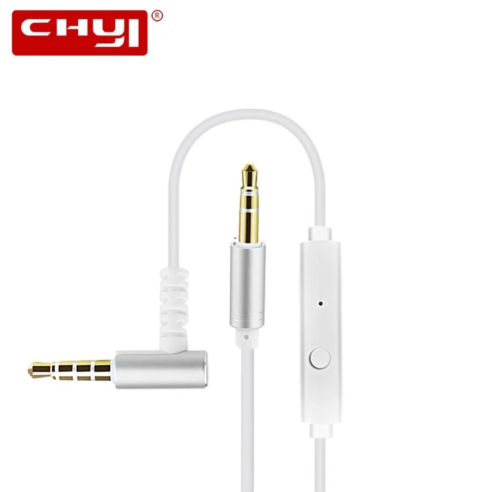 CHYI 3.5mm Car Audio Cable Male-Male Jack AUX Car Stereo Cable Headphone Beats Speakers Smart In-line Remote Control AUX Cord
CHYI 3.5mm Car Audio Cable Male-Male Jack AUX Car Stereo Cable Headphone Beats Speakers Smart In-line Remote Control AUX Cord