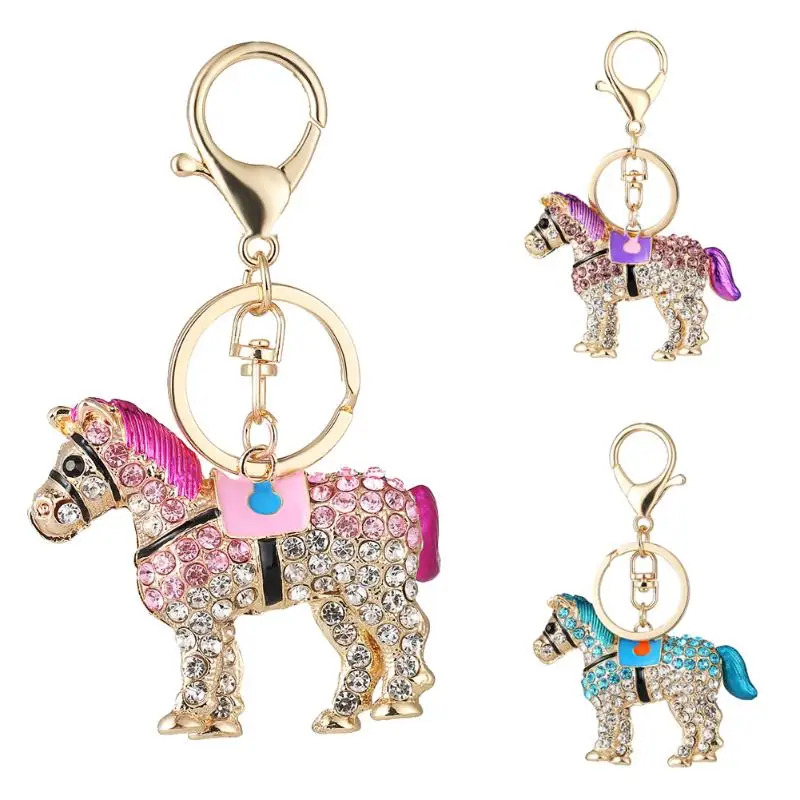 Horse Shaped Charms Women Girls Car Key Chain Ring Jewelry Crystal Pendants Bag Key Holder Gift Accessories
Horse Shaped Charms Women Girls Car Key Chain Ring Jewelry Crystal Pendants Bag Key Holder Gift Accessories