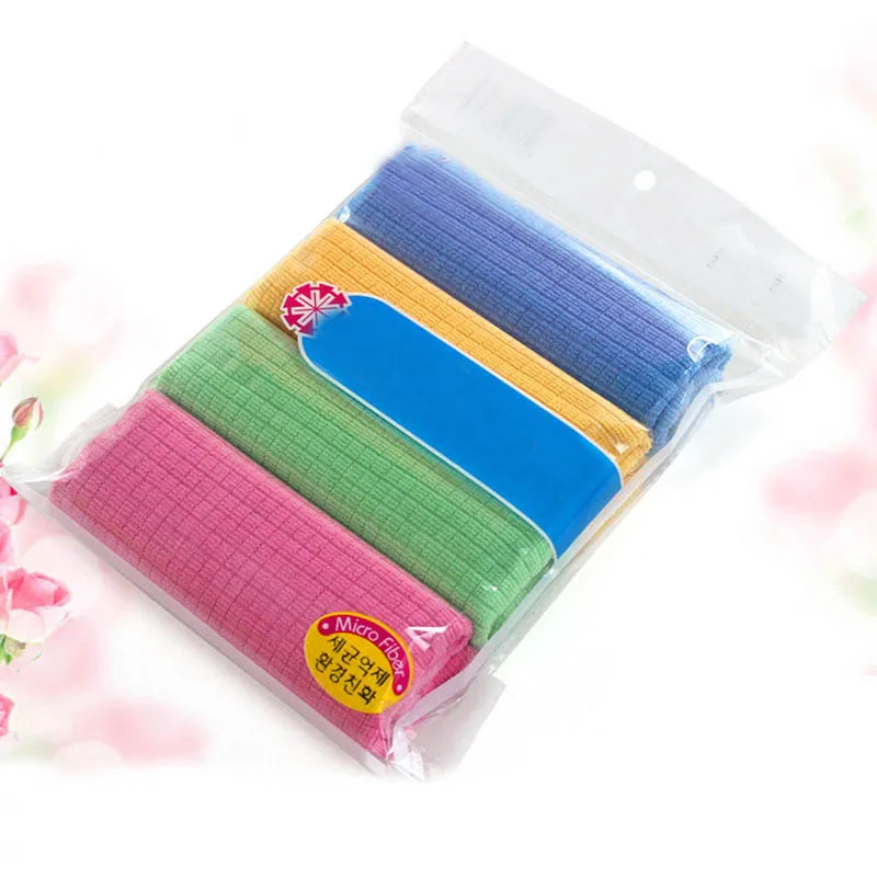 New Dish Washing Cloth Thicken Dish Towel 4pcs Non-Stick Oil Scouring Pad Kitchen Tools Absorbent Towel Microfiber Cloth
New Dish Washing Cloth Thicken Dish Towel 4pcs Non-Stick Oil Scouring Pad Kitchen Tools Absorbent Towel Microfiber Cloth