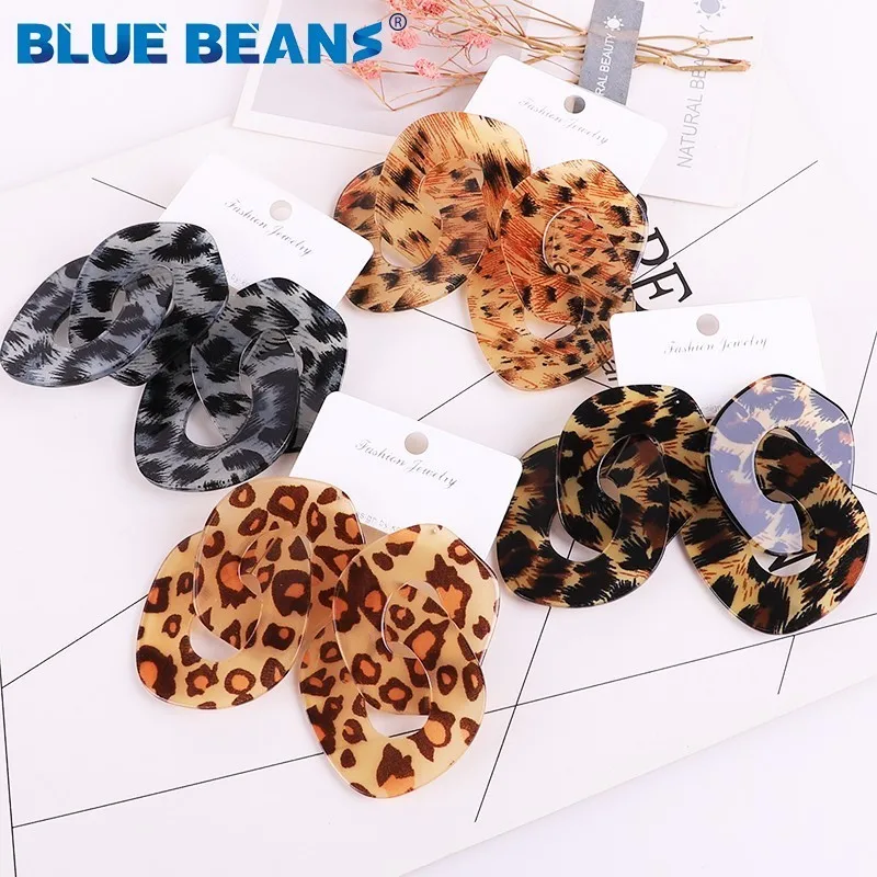 New Acrylic Geometric Leopard Drop Earrings Big Large Resin Long Dangle Earrings Trendy for Women Bohemian ZA Jewelry Brincos
New Acrylic Geometric Leopard Drop Earrings Big Large Resin Long Dangle Earrings Trendy for Women Bohemian ZA Jewelry Brincos