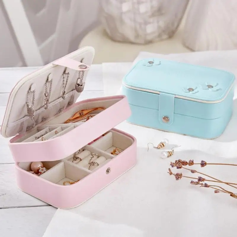 2-Layer Women Jewelry Box Storage Organizer Girls Jewelry Display Rectangle Earrings Ring Necklace Carrying Case Gift Boxes
2-Layer Women Jewelry Box Storage Organizer Girls Jewelry Display Rectangle Earrings Ring Necklace Carrying Case Gift Boxes