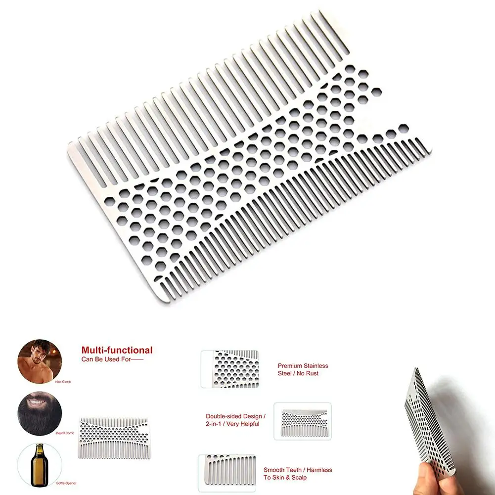 XY Fancy Stainless Steel Beard Comb Men Shaving Mustache Brush Face Hair Brush Grooming Tool
XY Fancy Stainless Steel Beard Comb Men Shaving Mustache Brush Face Hair Brush Grooming Tool