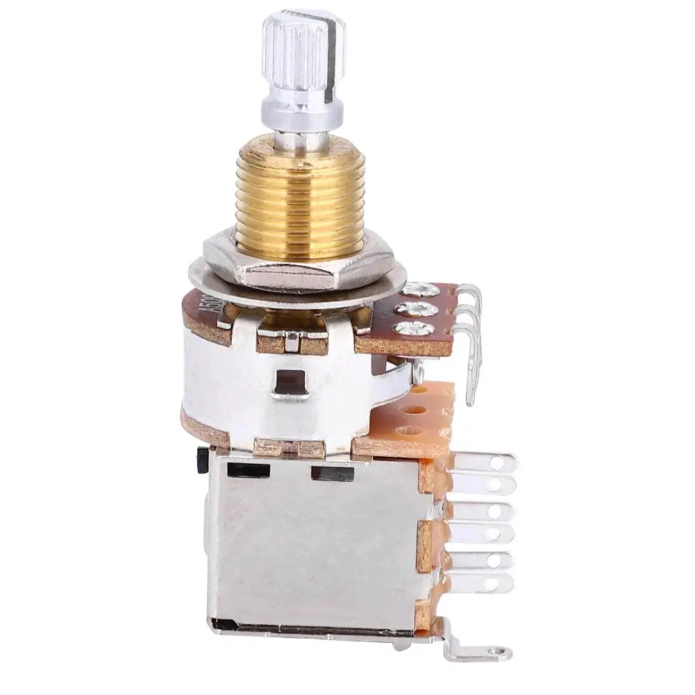 A500K Push Button Switch Potentiometer Electric Guitar Linear Potentiometer Tone Pull Button Switch Pot Pickup Switch
A500K Push Button Switch Potentiometer Electric Guitar Linear Potentiometer Tone Pull Button Switch Pot Pickup Switch