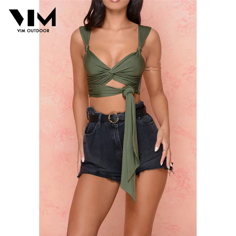 Women Beachwear Solid Bow Sexy Crop Top V Neck Sleeveless Backless Cropped Tank Top Beach Streetwear Camisetas Casual Vest
Women Beachwear Solid Bow Sexy Crop Top V Neck Sleeveless Backless Cropped Tank Top Beach Streetwear Camisetas Casual Vest