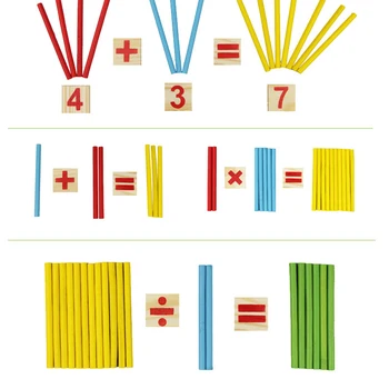 Children Counting Stick Set Math Calculation Educational Toy Wooden Number Cards and Counting Rods with Box
Children Counting Stick Set Math Calculation Educational Toy Wooden Number Cards and Counting Rods with Box