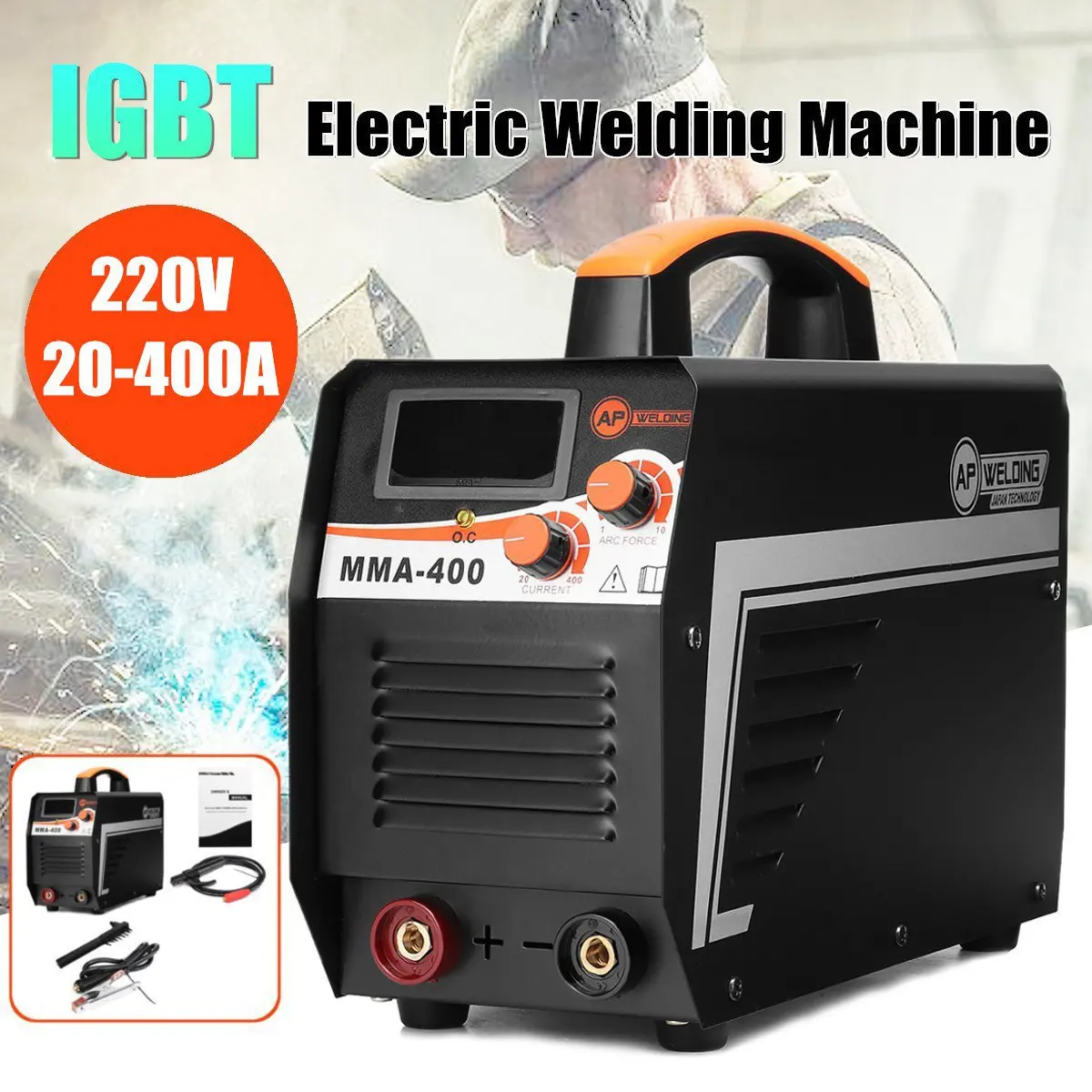 IGBT Inverter Arc Electric Welding Machine 220V Digital Display MMA Arc Stick Welder Set For Welding Working New Arrival 2019
IGBT Inverter Arc Electric Welding Machine 220V Digital Display MMA Arc Stick Welder Set For Welding Working New Arrival 2019