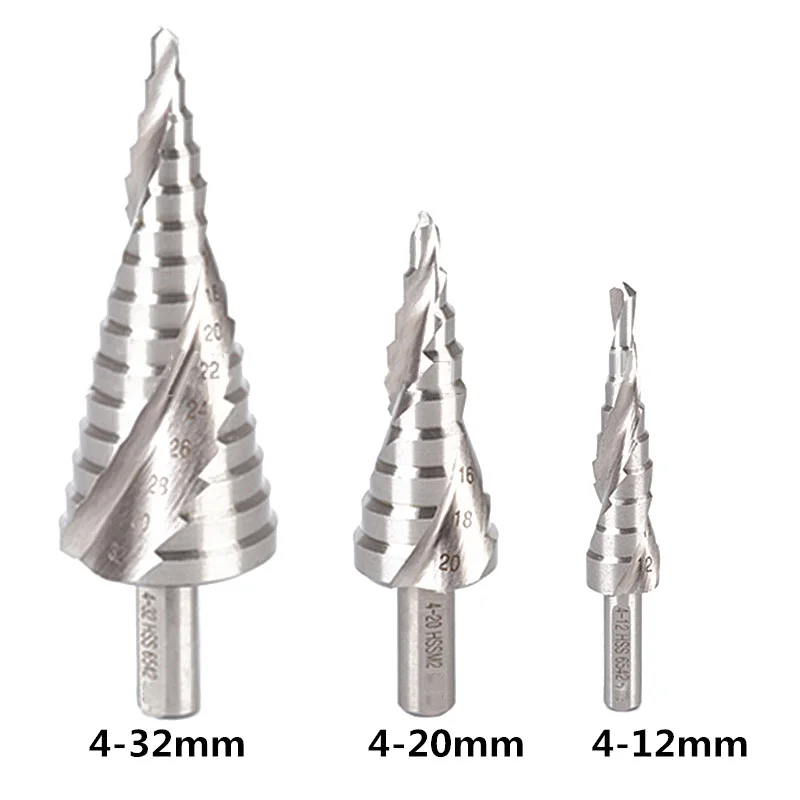 New And High Quality 3pcs HSS Triangular Shank Step Drill Bit For Metal Cutting 4-12/20/32mm
New And High Quality 3pcs HSS Triangular Shank Step Drill Bit For Metal Cutting 4-12/20/32mm