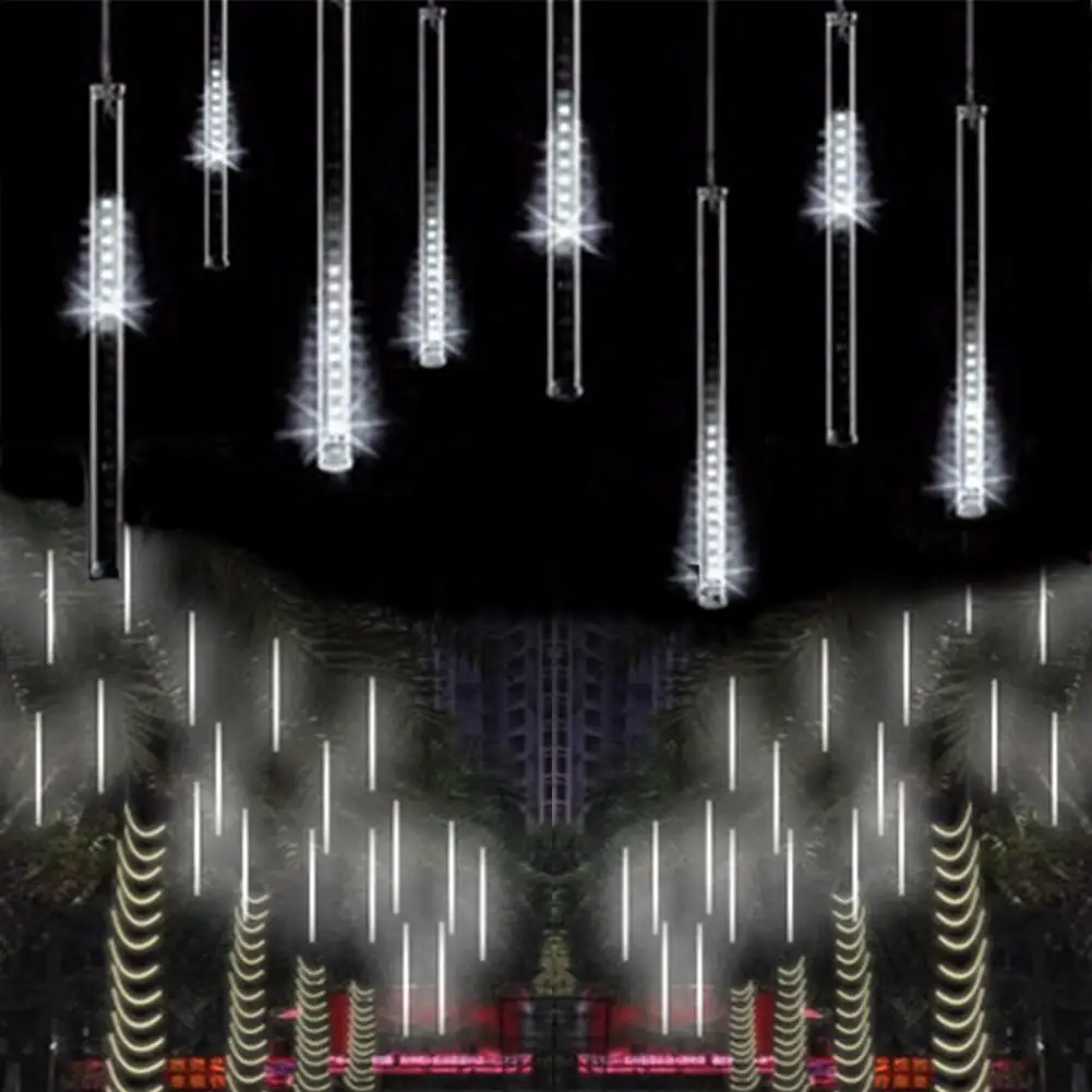 30cm 8 Falling Rain Drop/icicle Snow Fall String LED Meteor Shower Rain Tubes Xmas Tree Light Decor Luci Natalizie Navidad
30cm 8 Falling Rain Drop/icicle Snow Fall String LED Meteor Shower Rain Tubes Xmas Tree Light Decor Luci Natalizie Navidad