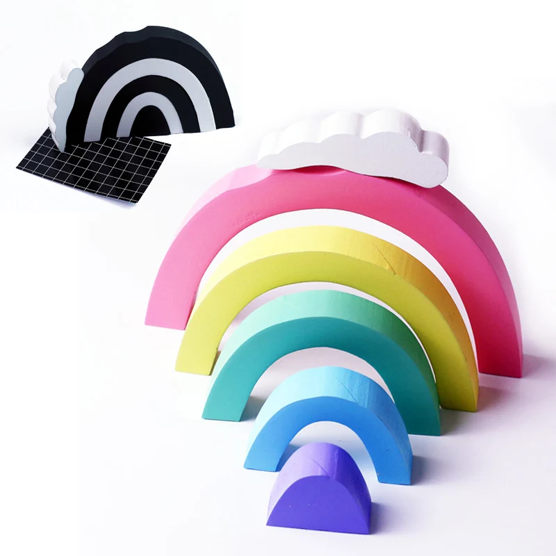 Children Room Home Decor 1 Pcs Building Blocks Decor Kid Toy Wooden Rainbow Decorative Ornaments Photography Props
Children Room Home Decor 1 Pcs Building Blocks Decor Kid Toy Wooden Rainbow Decorative Ornaments Photography Props