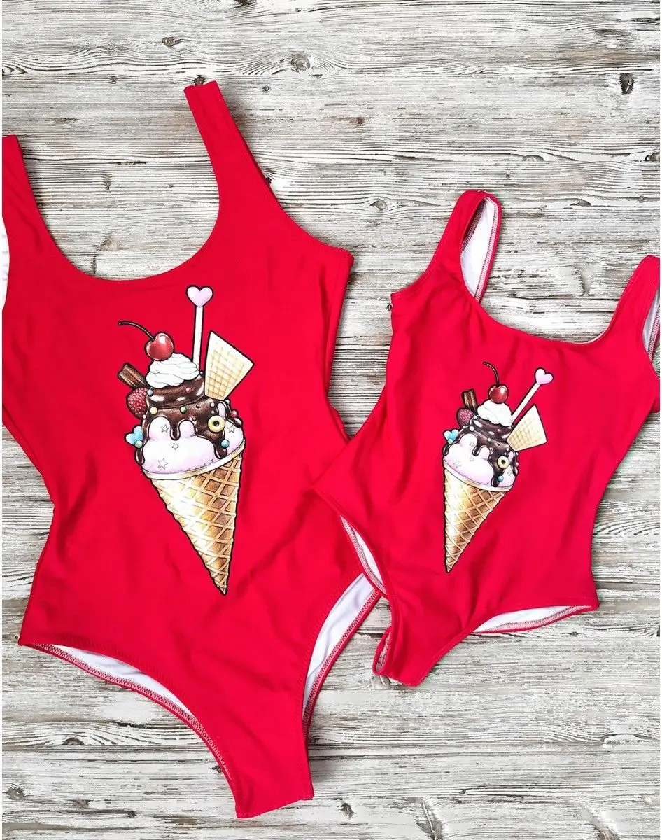 2019 new summer Fashion Women One-piece Bikini set Family Swimwear Mother and Child printed Swimsuit lace up bathing costume
2019 new summer Fashion Women One-piece Bikini set Family Swimwear Mother and Child printed Swimsuit lace up bathing costume