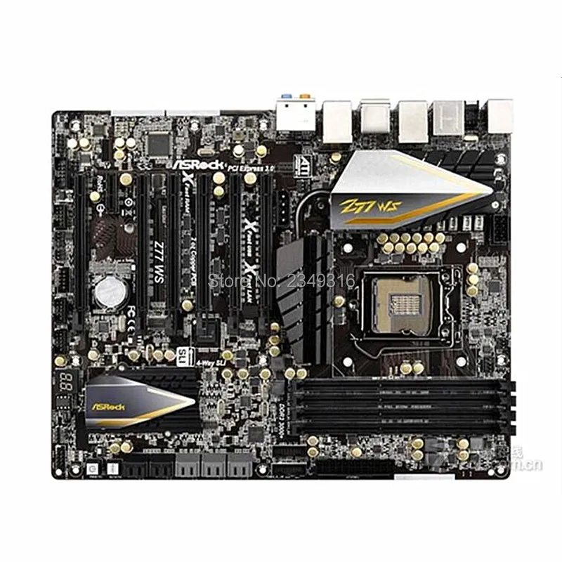 For ASRock Z77 WS Desktop Board Z77 Motherboard Slot LGA1155 DDR3 SATA3 USB3.0 Support I7 3770K
For ASRock Z77 WS Desktop Board Z77 Motherboard Slot LGA1155 DDR3 SATA3 USB3.0 Support I7 3770K