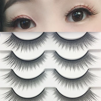 YOKPN New Natural Cross False Eyelashes Long-tailed Eye Cotton Lashes Eyelashes Soft Comfortable Thick Fake Eyelashes 5 Pairs
YOKPN New Natural Cross False Eyelashes Long-tailed Eye Cotton Lashes Eyelashes Soft Comfortable Thick Fake Eyelashes 5 Pairs