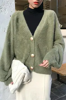 Spring New Pattern Loose Coat Woman Short Single Row Buckle Knitting Wool Blends Jacket
Spring New Pattern Loose Coat Woman Short Single Row Buckle Knitting Wool Blends Jacket