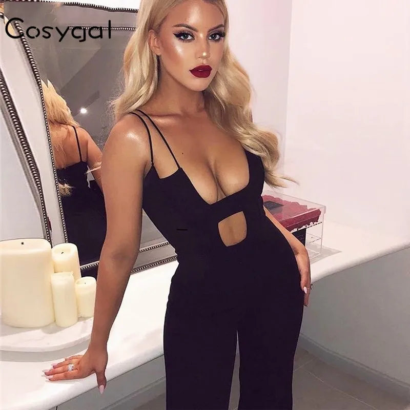 COSYGAL Black Sexy Rompers Hollow Out Wide Leg Cami Jumpsuits For Women High Waist Women Jumpsuits Sleeveless Summer Overalls
COSYGAL Black Sexy Rompers Hollow Out Wide Leg Cami Jumpsuits For Women High Waist Women Jumpsuits Sleeveless Summer Overalls