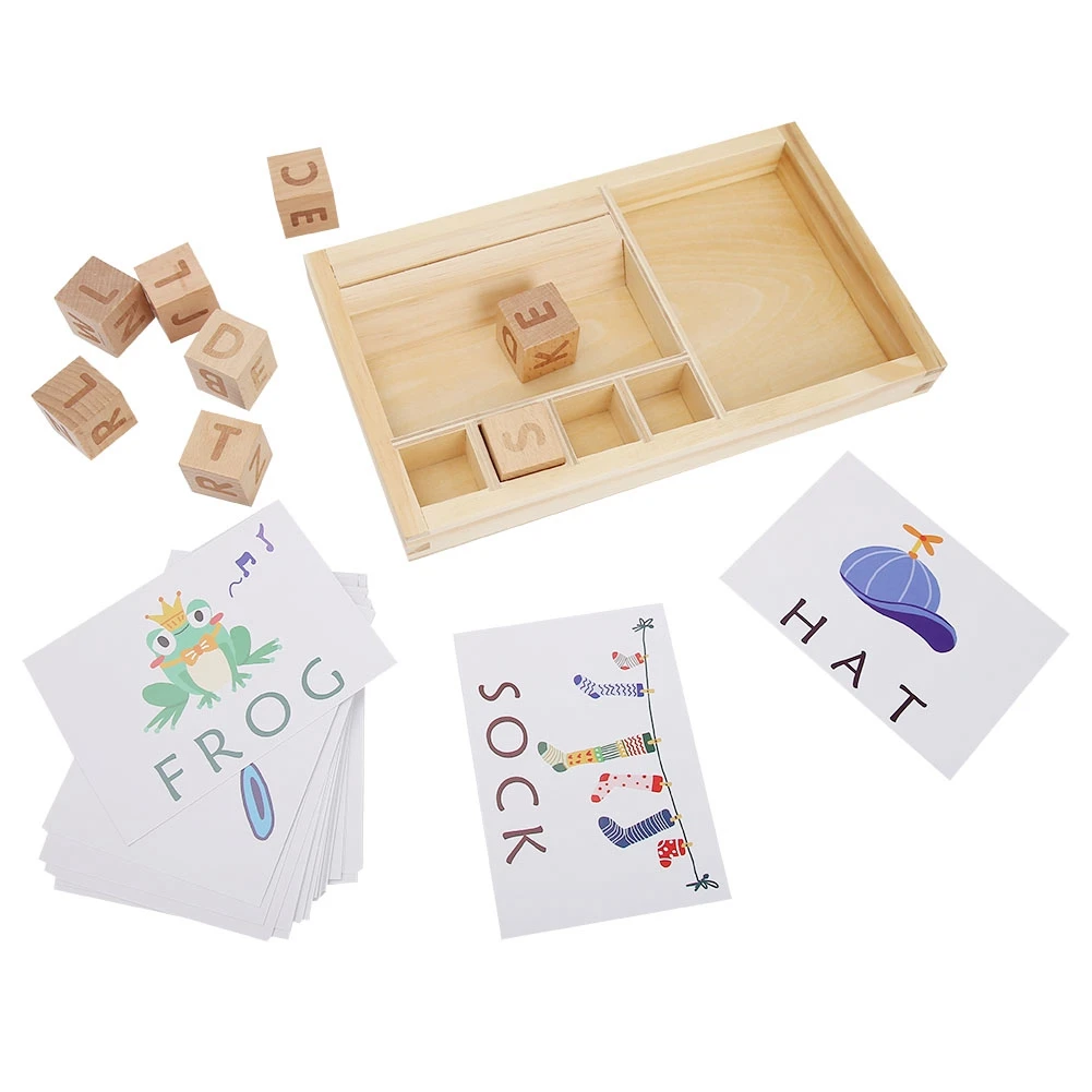 Wooden Letters Puzzle Toy Preschool Learning Educational Toys Building Blocks Teaching Aids Spell Word Game Blocks Baby's Gift
Wooden Letters Puzzle Toy Preschool Learning Educational Toys Building Blocks Teaching Aids Spell Word Game Blocks Baby's Gift