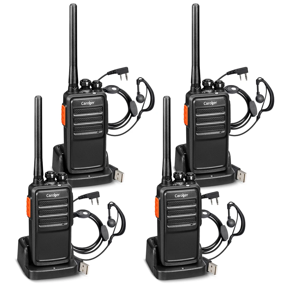 4 шт. Floureon A5 перезаряжаемая 16-канальная рация PMR 446MHZ без лицензии двухсторонний