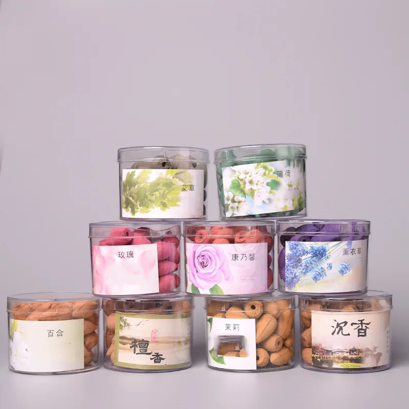 40Pcs Backflow Incense Cones Stand for Incense Tibetan Sandalwood Lavender Jasmine Green Tea Aroma Diffuser Smell Room Freshener
40Pcs Backflow Incense Cones Stand for Incense Tibetan Sandalwood Lavender Jasmine Green Tea Aroma Diffuser Smell Room Freshener