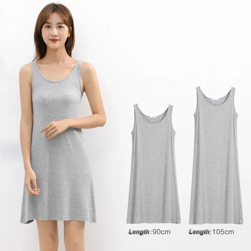 Thread cotton dress female solid sleeveless bottoming dress summer cotton rendering vest dress women summer
Thread cotton dress female solid sleeveless bottoming dress summer cotton rendering vest dress women summer