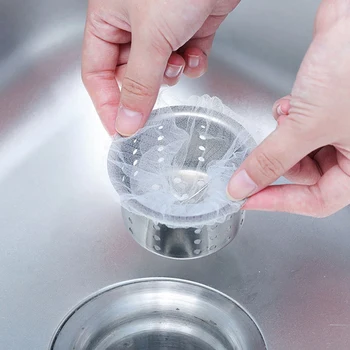 200pcs Kitchen Anti-Clogging Sink Filter Dish Washing Sink Drain Residue Filter Garbage Bag Water Cut Bag Kitchen Shower Floor
200pcs Kitchen Anti-Clogging Sink Filter Dish Washing Sink Drain Residue Filter Garbage Bag Water Cut Bag Kitchen Shower Floor