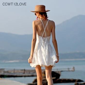 White Beach Dress Summer Lace 2019 Backless Evening Party Beach Dresses Cross Strap Sexy Bohemian Holiday Dresses Beachwear
White Beach Dress Summer Lace 2019 Backless Evening Party Beach Dresses Cross Strap Sexy Bohemian Holiday Dresses Beachwear