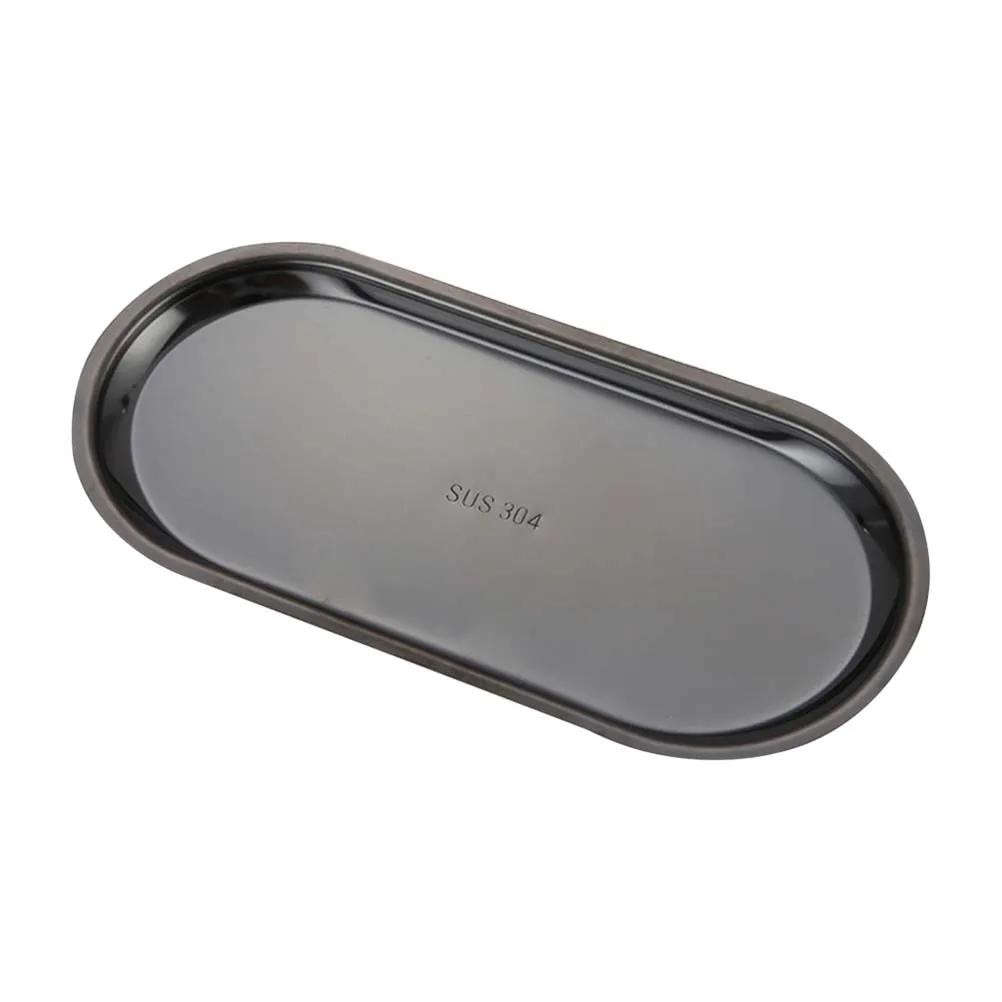 1pc Stainless Steel Tray Dish Plate Storage Tray Fruit Tray Cosmetics Jewelry Organizer for Tidy Storage
1pc Stainless Steel Tray Dish Plate Storage Tray Fruit Tray Cosmetics Jewelry Organizer for Tidy Storage